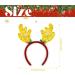 Reindeer Antlers Christmas Headbands Glitter Christmas Headband Antler Headband with Holly Berries Christmas Hats Holiday Decorations for Christmas Party Xmas Dinner Photos Booth A3HGLJ (yellow) - Buy Online on GoSupps.com