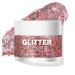 LANGMANNI Holographic Body Glitter Gel for Body Face Hair and Lip.Color Changing Glitter Gel Under Light. Vegan & Cruelty Free-1.35 oz (7# Pink Stardust)