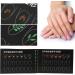 Nagel Exercise Book | Nail Art Templates for Beginners | Manicure Drawing & Painting Practice Tool - Buy Online on GoSupps.com