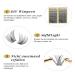 Cluster Eyelashes Quwel - 480 PCs DIY Individual Lash Extensions | Soft & Light Natural D Curl 10-18mm | Perfect for Home Use - Buy Online on GoSupps.com