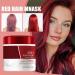  G n rique Red Hair Mask 90g Moisturizing Repairing Conditioner with Red Tint Repairs and Enhances Red Tones in Colored Hair Revives Color and Tone - Buy Online on GoSupps.com