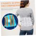 Sports Belt Back Brace for Lower Back Support | Breathable Uterus Protector | Adjustable Trimmer Corset - Silver 115x23x1CM - Buy Online on GoSupps.com