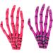 6 Pieces Gothic Skeleton Hands and Bone Hair Clips Fashion Punk Rock Devil Claw Hair Clips Women Girls Hair Accessories - Buy Online on GoSupps.com