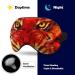 Fire Tiger Sleep Mask - Adjustable Strap, Light Blocking Eye Cover for Night Travel and Nap - Men and Women - Buy Online on GoSupps.com