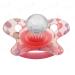 Eco-Friendly BPA-Free Silicone Pacifier for Newborns (0-6 Months) - Soft Air Circulating Design - Pink Rose - Buy Online on GoSupps.com