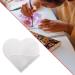 Milageto Makeup Palette - Clear Nail Art & Foundation Mixing Tray | Multi-Use Acrylic for Lipstick Pigment & Shadow - Buy Online on GoSupps.com