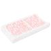 Premium 100% Cotton Girl Changing Pad Cover 4 Pack - Pink & White | Machine Washable Diaper Changing Table Sheets - Buy Online on GoSupps.com