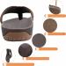IRSOE Women's Plantar Fasciitis Sandals - Arch Support Flip Flops for Flat Feet & Heel Pain Relief - Brown, Size 10 - Buy Online on GoSupps.com