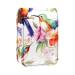 Travel Lipstick Organizer Case Lipstick Case Portable Makeup Bag With Mirror Flowers and Birds Flower Bush J737a8dlur