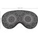 Buy Black and White Mandala Sleep Mask for Women | Adjustable Eye Shades Cover with Elastic Strap International Shipping Available - Buy Online on GoSupps.com