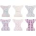 Alva Baby Reusable Washable Diapers Set with 6 Nappies + 12 Inserts - 6DM42 - Buy Online on GoSupps.com