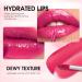 Shop Dulele 12Pcs Watery Liquid Lipstick Set - Moisturizing Highly Pigmented Longwear Rose Lip Tint with Gift Box | International Shipping - Buy Online on GoSupps.com