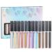 12 Sparkling Colors Liquid Glitter Eyeshadow Set - Long Lasting & Blendable | Shimmer Metallic Eye Makeup Kit for Women & Girls - Vegan & Cruelty-Free - Buy Online on GoSupps.com