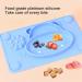 Greenwater Silicone Suction Plate for Babies | BPA-Free Non-Slip Design | Safe & Durable Children's Plates - Blue - Buy Online on GoSupps.com
