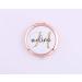 Personalized Name & Initial Compact Mirror - Travel Vanity Mirror - Bridesmaid Proposal Gift - Rose Gold - Buy Online on GoSupps.com