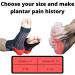 Plantar People Plantar Fasciitis Socks 2 Pairs with Silicon Gel Heel Pads - Foot Compression for Arthritis Pain Relief and Ankle Support - Men and Women (L/XL) - Buy Online on GoSupps.com