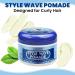 Premium Men's Pomade for 360 Wave Training | Natural Wave Butter Cream with Shea Butter & Jojoba Oil - Moisture Control & Silky Shine - Buy Online on GoSupps.com