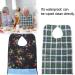 Adult bib Reusable Waterproof for Adults Washable with crumb compartment and snap button closure - Buy Online on GoSupps.com