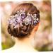 FRCOLOR Headband hair plug french side combs bridal side combs bridal side hairpieces combs for women pearl flower hair combs girls hair comb girl headpiece headband purple bride Comb - Buy Online on GoSupps.com