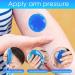 Hot and Cold Gel Ice Packs Instant Gel Cold Packs | Small Ice Packs for Injuries Reusable for Eye Muscle Skin Care and Cool Down Blue 7cm - Buy Online on GoSupps.com