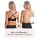 Hands-Free Pumping Bra for Pregnancy & Breastfeeding - HOFISH Seamless Padded Maternity Sport Bra S-2XL - Beige - Buy Online on GoSupps.com