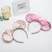 Sequin Mouse Ears Headband 2pcs Set for Princess Cosplay - Gold&Pink - Buy Online on GoSupps.com