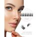 Onlyall Cluster Lashes DIY Eyelash Extensions - Natural Look Individual Lashes for False Lash Extension - H-48 (11MM) - Buy Online on GoSupps.com