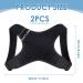 2 Pcs Comfortable Posture Corrector Set for Men and Women - Upper & Lower Back Support Brace for Pain Relief - Adjustable Spinal Straightener for Shoulder and Neck - Physio Active Wear - Buy Online on GoSupps.com