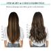 Doores Clip In Extensions - 24 Inch Balayage Chocolate Brown to Caramel Blonde 150g Remy Human Hair 9 Pieces - Buy Online on GoSupps.com