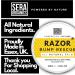 Tea Tree & Hemp Seed Aftershave Balm | Ingrown Hair & Razor Burn Repair (30ml) - Sera Organics - Buy Online on GoSupps.com