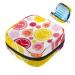 Portable women's binding-storage bags menstrual cup pocket female menstrual insert bag for teenage girls tampons for the first period colorful yellow pink clock pattern multicolored 03