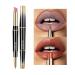 Long-lasting Lip Liner Matte Lip Pencil Waterproof Moisturizing Lipsticks Makeup Cosmetics (#11)