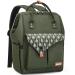 Lekebaby baby diaper backpack diaper bag with diaper pad multifunctional large capacity baby bag travel bag for on the go dark green