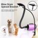 360 Rotating Hair Dryer Stand Holder - Adjustable Aluminum Alloy Clamp Mount for Home Use | Buy Online Internationally - Buy Online on GoSupps.com