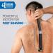 Groom Essentials Electric Back Shaver for Men - 150 Extension Extendable Handle Multi-Functional & Travel-Friendly Design - Battery Powered V2 - Buy Online on GoSupps.com