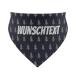 printplanet - Dog scarf with name or text - Scarf for dogs - Layout Trees Dark Blue - Size M Size M Trees Dark Blue