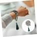 2 Pcs Tassel Bracelet Crystal Beads Bohemia Women's 67x0.8cm Assorted Color 1 - Buy Online on GoSupps.com