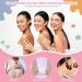Breling Exfoliating Back Scrubber Set - 8 Pieces | Shower Gloves for Women, Men & Children | Stretchable Pull Strap Washcloth | Pink, Purple, Blue, Green - Buy Online on GoSupps.com