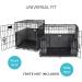 Pet Dreams Dog Crate Bumper - Eco Friendly Pads for Wire Crate | 18 Graphite Grey - Buy Online on GoSupps.com