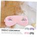 Rainbow Eye Mask Scrunchies Set - 4pcs Hair Ties with Bows and Teeth, Wired Head Wraps for Girls - Buy Online on GoSupps.com