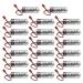 20 Pack ER6VCT ER6V/3.6V PLC Battery for Robot OTC 2000mAh with Small Brown Plug