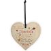 Special Nursery Teacher Leaving Gift - Wooden Heart Plaque for Preschool Thank You - Buy Online on GoSupps.com