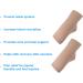 VOCOSTE Ankle Compression Sleeve Socks - Ankle Brace for Achilles Tendon Support | XXL Size Beige | Unisex for Men & Women - International Shipping Available - Buy Online on GoSupps.com