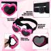 Xuniea 2 Pieces Small Dog Helmet and Goggles Puppy Sunglasses UV Protection PET Helmet with Adjustable Belt Dog Motorcycle Hard Safety Hat for Doggie Windproof Glasses Small Dog Cycling Riding(Pink) - Buy Online on GoSupps.com