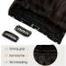 S-noilite Clip in Hair Extensions 24 Inch - Dark Brown Curly Wavy Hairpiece - Buy Online on GoSupps.com