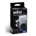 Braun MobileShave M-90 Travel Shaver Silver - Precision Trimmer, Smart Foil, Wide Floating Foil, Washable - Buy Online on GoSupps.com