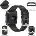 3-Pack Soft Silicone Bands for Fitbit Versa 2/Versa/Lite - Small Black+Blue+Grey - Buy Online on GoSupps.com