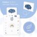 Compact Wrapping Pad for On-the-Go - Foldable Changing Mat 77x44 cm | Water Festival Waschichanging Mat in White Rainbow - Buy Online on GoSupps.com