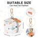 Pacifier Case with Clip - Travel-Ready Baby Pacifier Holder Pouch for Diaper Bag - Holds 2 Pacifiers & Small Utensils - Colorful Stone Design - Buy Online on GoSupps.com