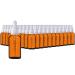 Handsunity 30ml-111110Stk pipette glass bottle-amber glass pharmacy glass set with white pipette lock including 5 pieces of tools brown las bottles 30ml-11110 piece White cap